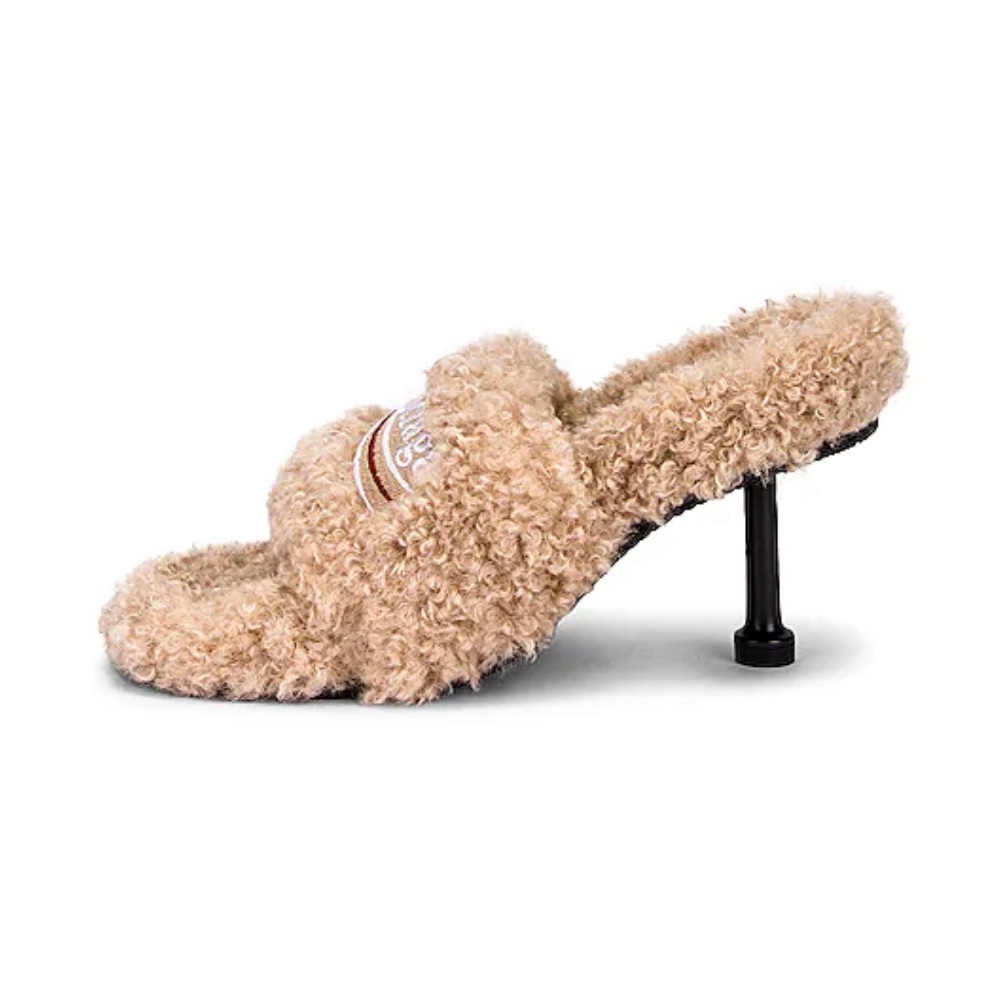 Balenciaga Furry 80mm sandals (size 35) (5 US)
